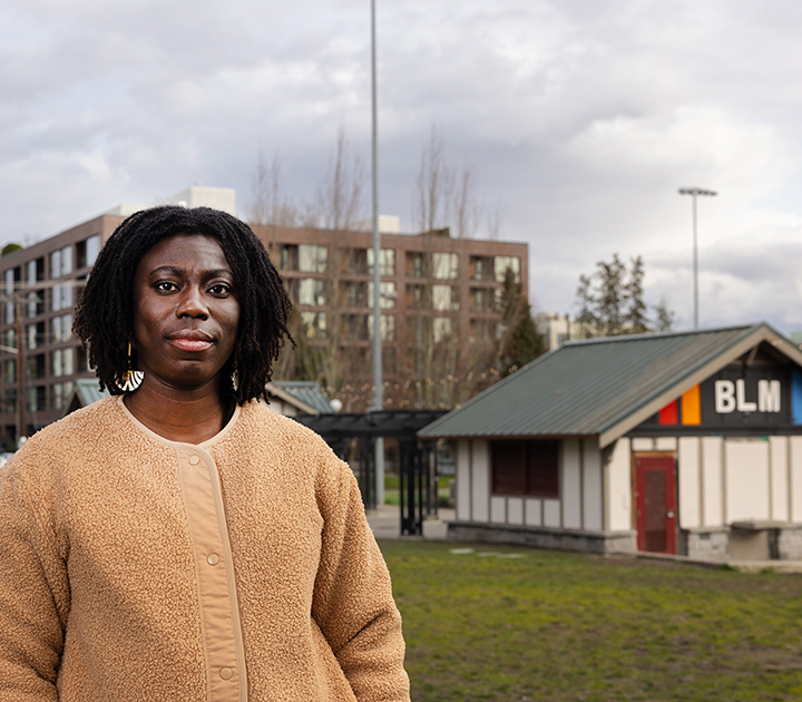 Nikki Yeboah in Cal Anderson Park